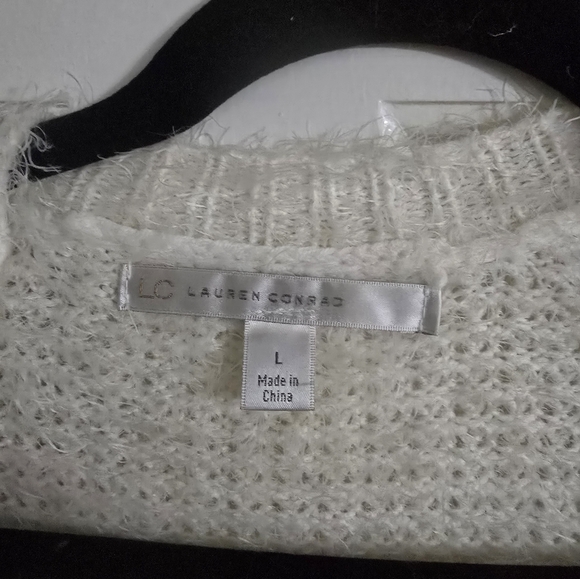 Lauren Conrad fuzzy cardigan - Picture 3 of 5